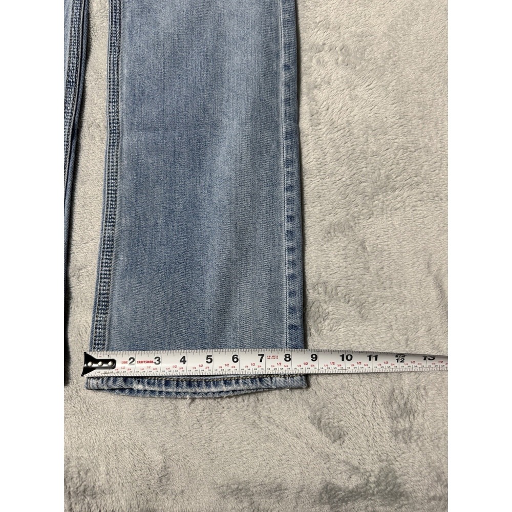 BKE Tyler Jeans Mens 34x34 Blue Light Wash Straight Leg Denim Cotton - Picture 2 of 9